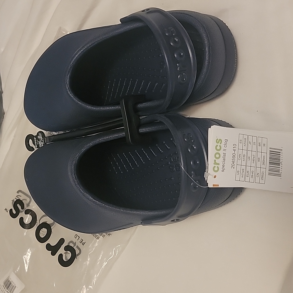 Navy Blue Crocs